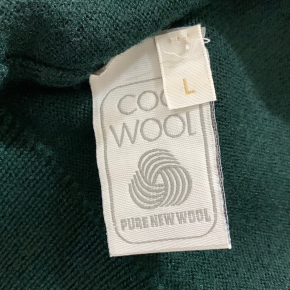 PRINGLE of SCOTLAND argyle pure wool sweater crewneck longsleeves men’s Large - Picture 5 of 10